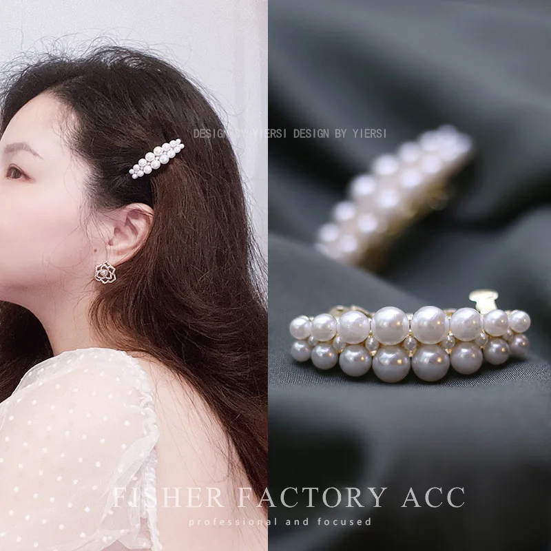 2025 Korea Elegante Perle Haarnadeln Frauen Mädchen Geschenke Haar Clips Pins Barrettes Zubehör Grips Kopfschmuck Kopfbedeckung Ornament