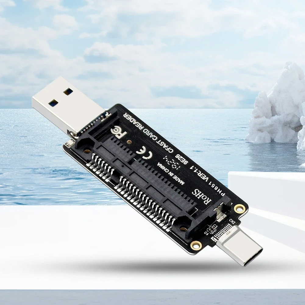 PH851 Fast Card Reader USB3.1 Type-C Type A+C Card Reader 10Gbps Support 2TB for Macbook Laptop Notebook PC