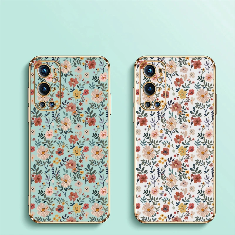 Luxury Soft Silicone Flower Pattern Back Cover Case