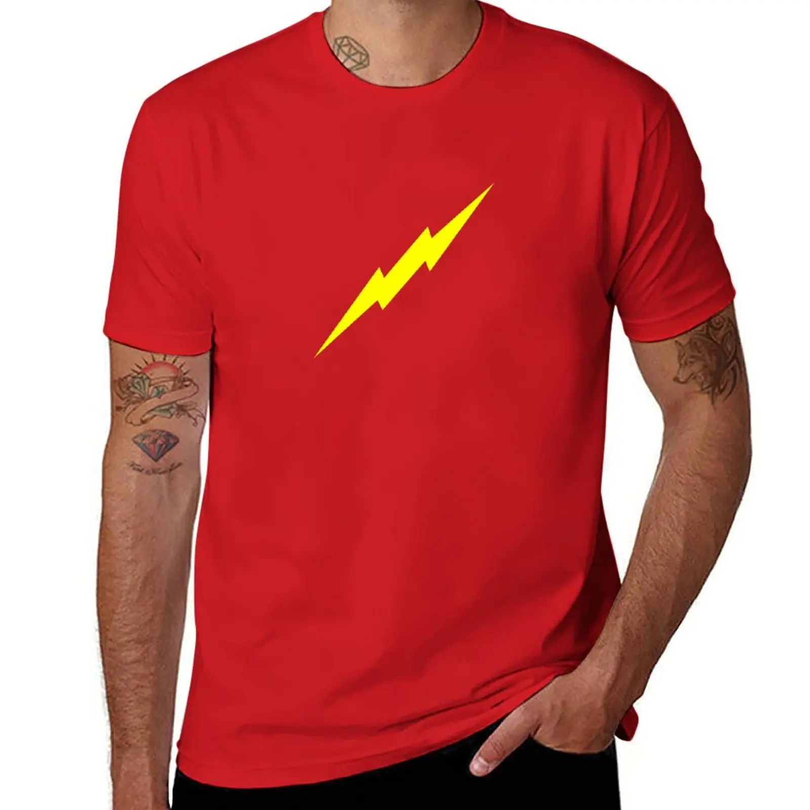 

Lightning Bolt T-Shirt customizeds plus sizes cute tops mens t shirt graphic