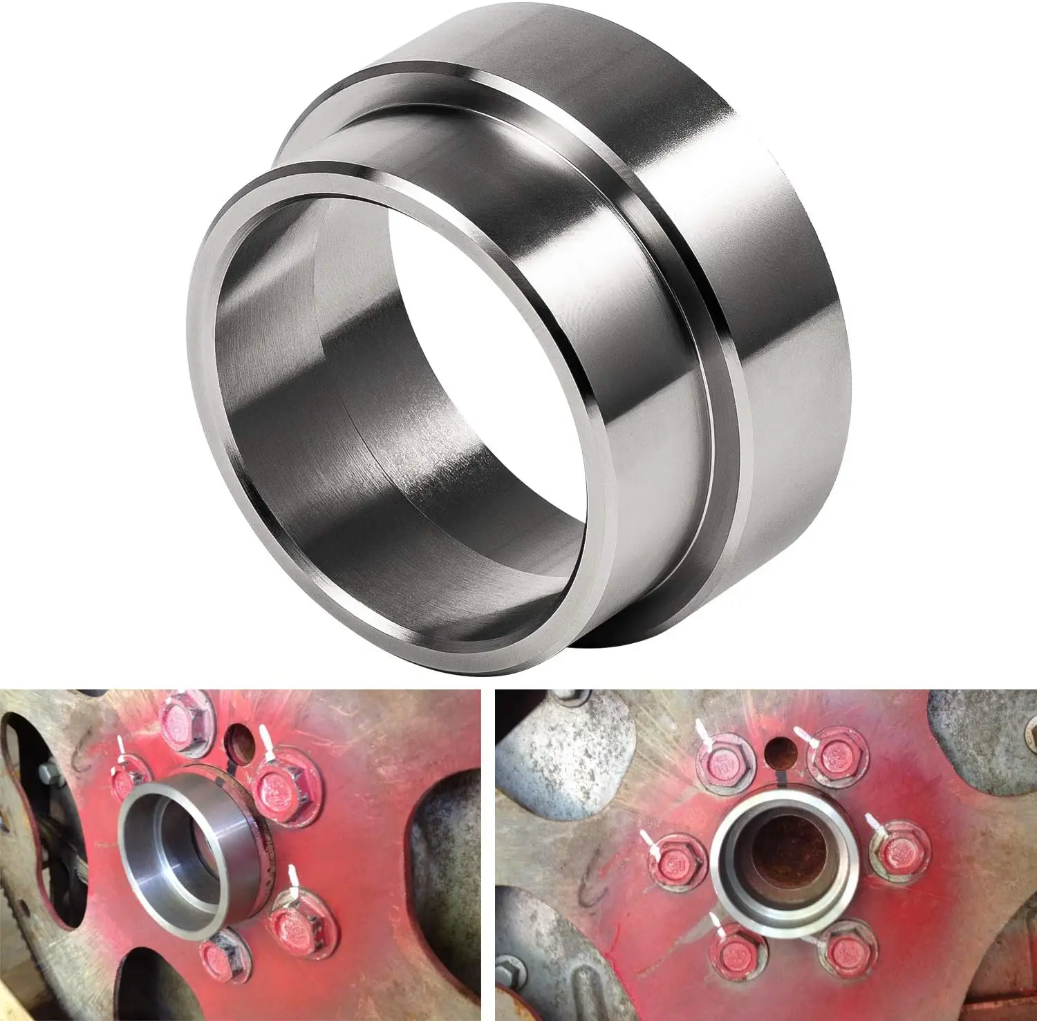 Tml Ls Flexplate Adapter Spacer Per Gm Th350 Th400 Conversion Swap A Ls2 Ls1 Ls3 Lsx Conversion Swap Spacer Silver Steel