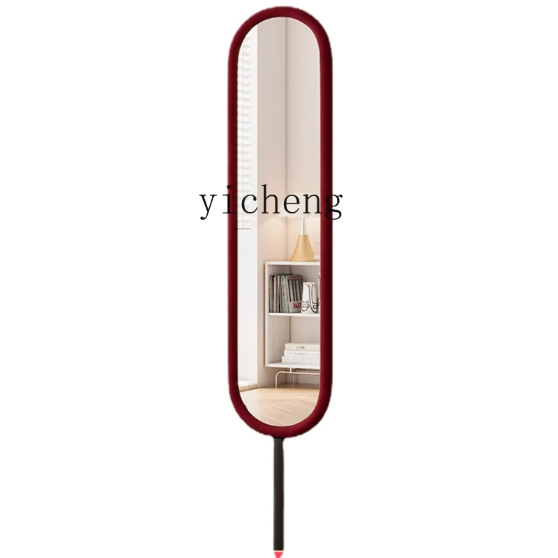 

Zk Floor Mirror Home Bedroom Cloakroom Hallway Corner Dressing Mirror Creative Designer Full-Length Mirror