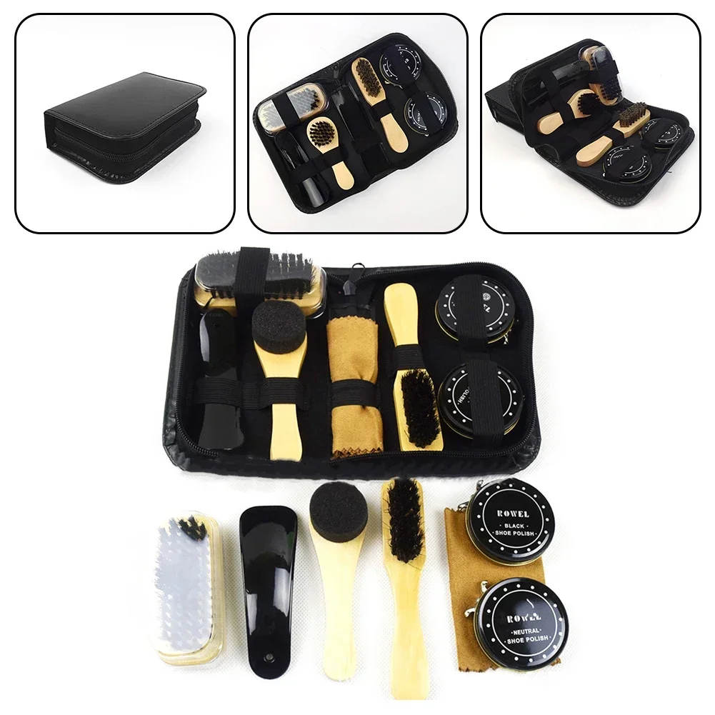 Polishing Tool Shoe Care Cleaning Complete Conditioner Leather Maintaining Portable Repairing shoe cleaner shoe cleaning kit shoe shining tool