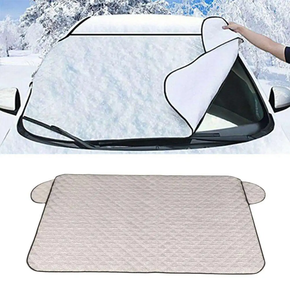 150*70cm Universal Car Front Windshield Cover Summer Sunshade Winter Ice And Snow Protective Mask Waterproof Car