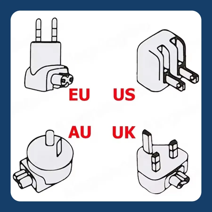 EU US UK AU Plug Converter Portable Wall Travel Charger thumbnail 5