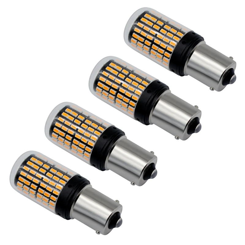 

4X 1156 BAU15S светодиодный 3014 144 SMD 7506 1003 Canbus сверхъяркий автомобильный тормоз задний хвост лампа высокой мощности