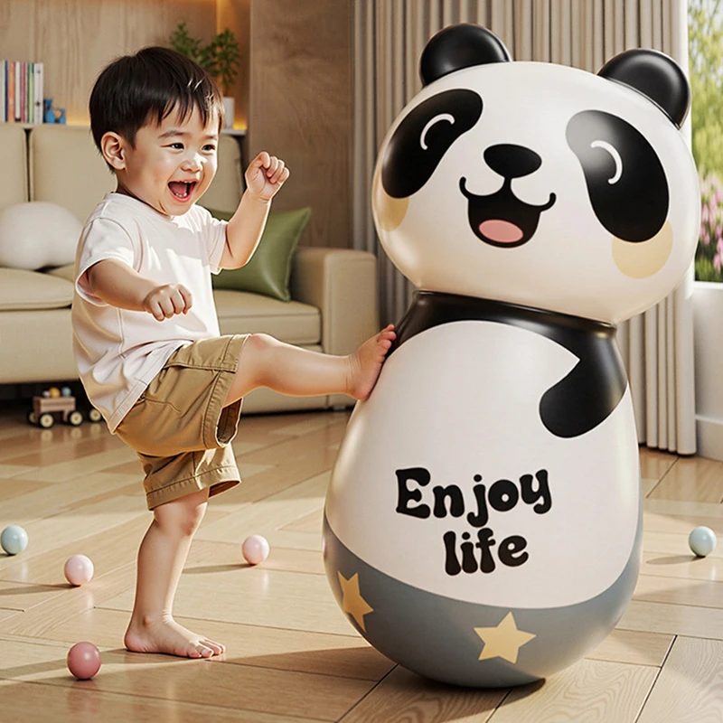 Inflatable Kids Boxing Training Panda Punching Bag Toy