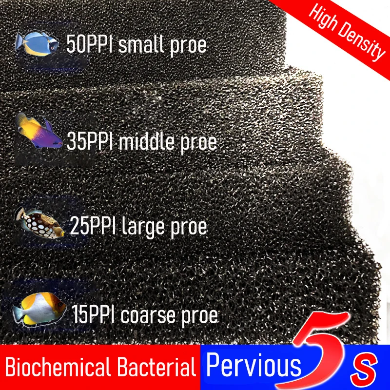 Multi-SizeAquariumAccessoriesPracticalBiochemicalDecorationCottonSpongeAquariumFilterFishTankPondBlackFoamSponge-AliExpress15