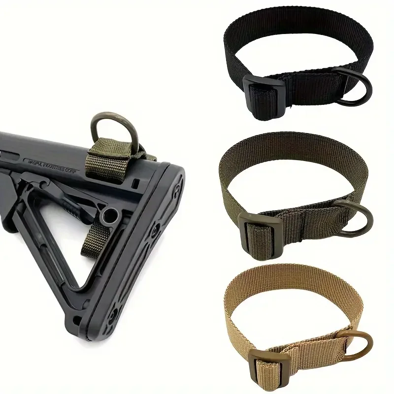 Tactical Rifle Sling Adjustable Shoulder Gun Strap D-Ring Nylon Multi-Function Firearm Sling Outdoor Sports