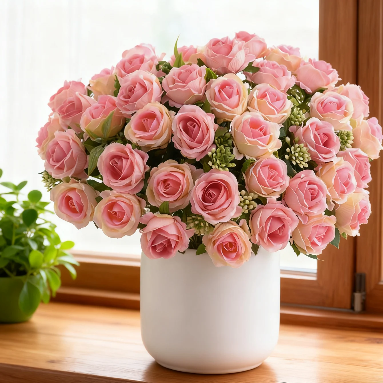 Künstliche Blumen Seidenrosen für Heim, Zimmer, Bonsai, Party, Festival, Dekoration, Garten, Hochzeit, Brautkranz, Zubehör, DIY-Geschenk
