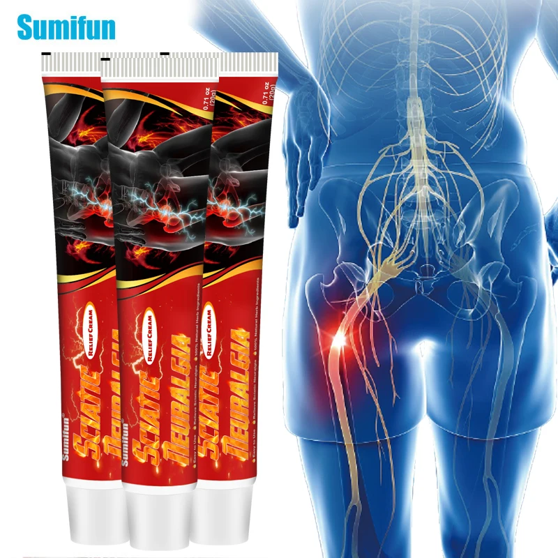 1/2/3Pcs Sumifun Sciatica Treatment Cream Hip Joint Pain Relief