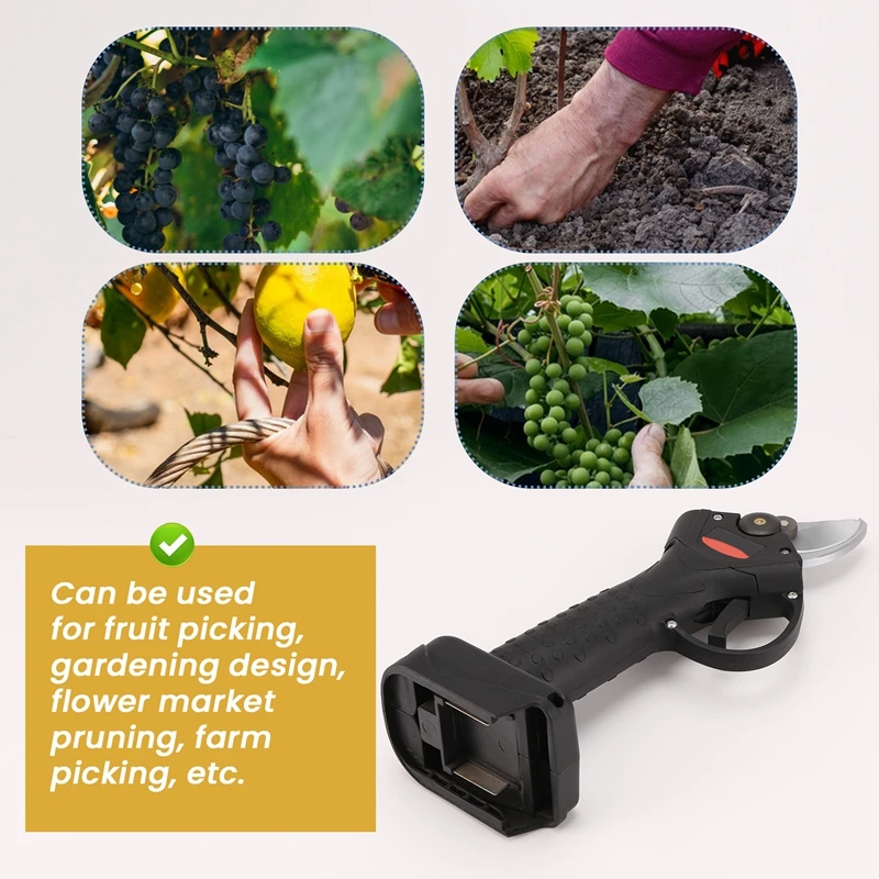 25MM Brushless Electric Pruning Shear Cordless Scissors Electric Tree Branches Garden Cutter For Makita 18V 21V Battery 2