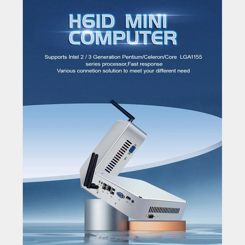 

H61D мини ПК Хост с процессором I5-3470 ОЗУ MSATA SSD мини промышленное управление маленький хост LGA1155 DDR3 слот памяти