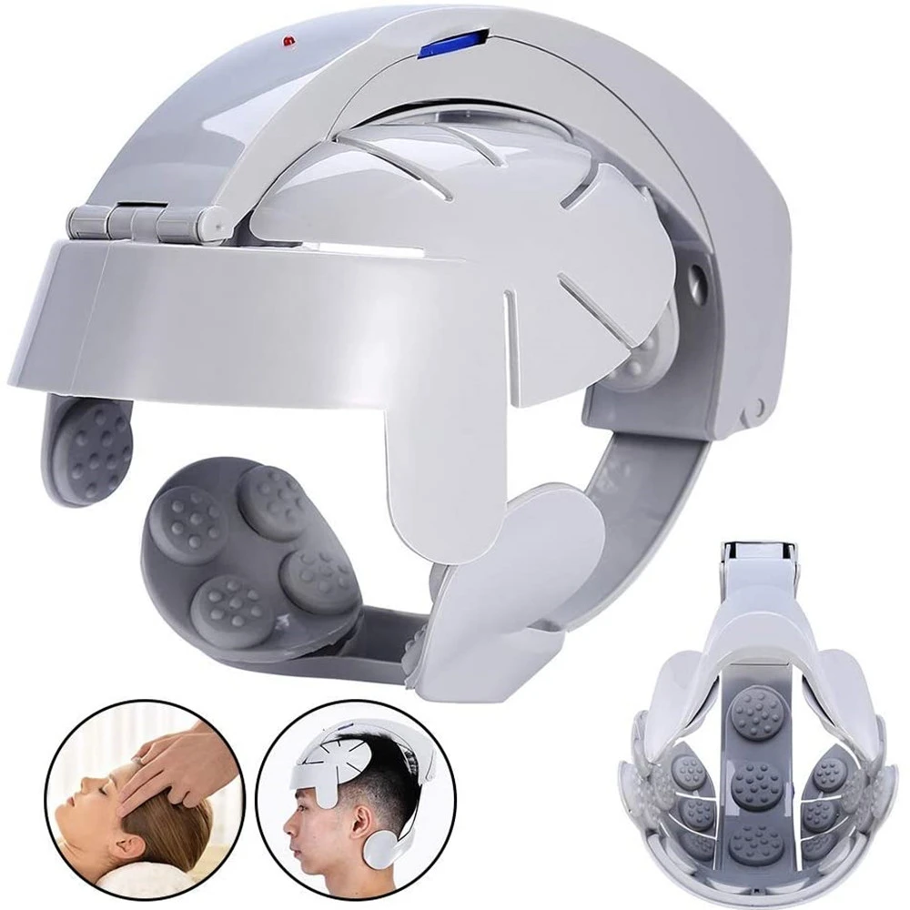 BXA Electric Head Massage Instrument Humanized Relaxation Massage Relax Easy Acupuncture Point Brain Massager Health Care Device rat and mouse anesthesia adapter adapter brain stereotaxic instrument