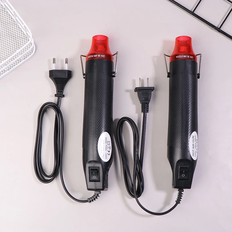Hot Air Gun DIY Tool Heat Electric Power Tool Mini 300W Soldering Temperature Crafts Blower 220/110V With Supporting Seat Shrink