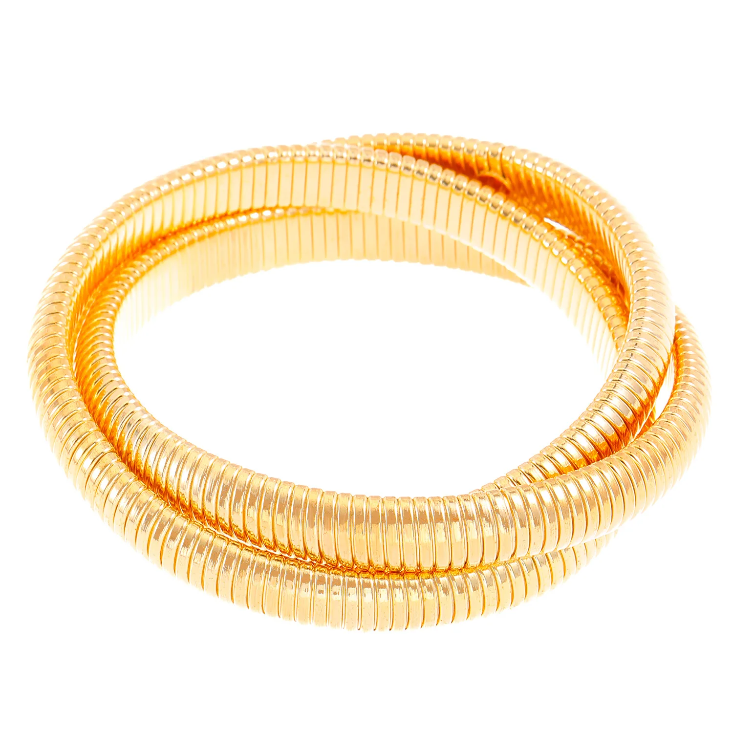 DIEZI Exaggerated Personality Geometric Bangles Men Vintage Hip Hop Punk Spring Bangles Snake Chain Bracelets For Women Jewelry 5