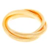 DIEZI Exaggerated Personality Geometric Bangles Men Vintage Hip Hop Punk Spring Bangles Snake Chain Bracelets For Women Jewelry 5
