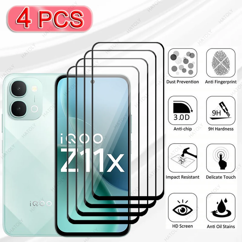 Enhanced Glass Protective Film with Black Edge Screen and Camera Lens Protector