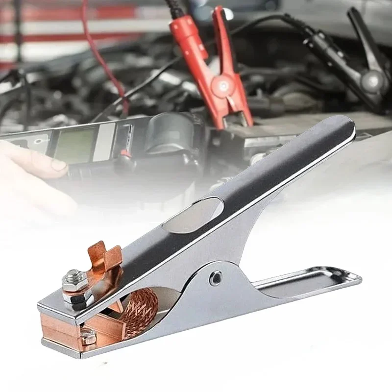 1Pc 300A Ground Clamp Arc Welding Ground Clamps Electroplated Welding Earth Clamp For Manual Welder Copper