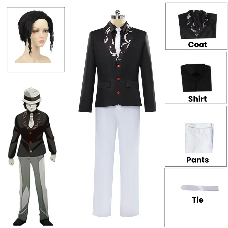Anime Demon Cosplay Slayer Kibutsuji Muzan Cosplay Costume Ghost King 