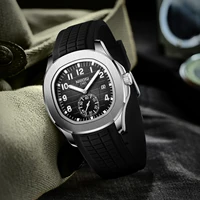 NIBOSI montre de luxe affaires 30ATM étanche mâle horloge lumineuse Date en acier inoxydable carré Quartz hommes montres reloj hombre 6