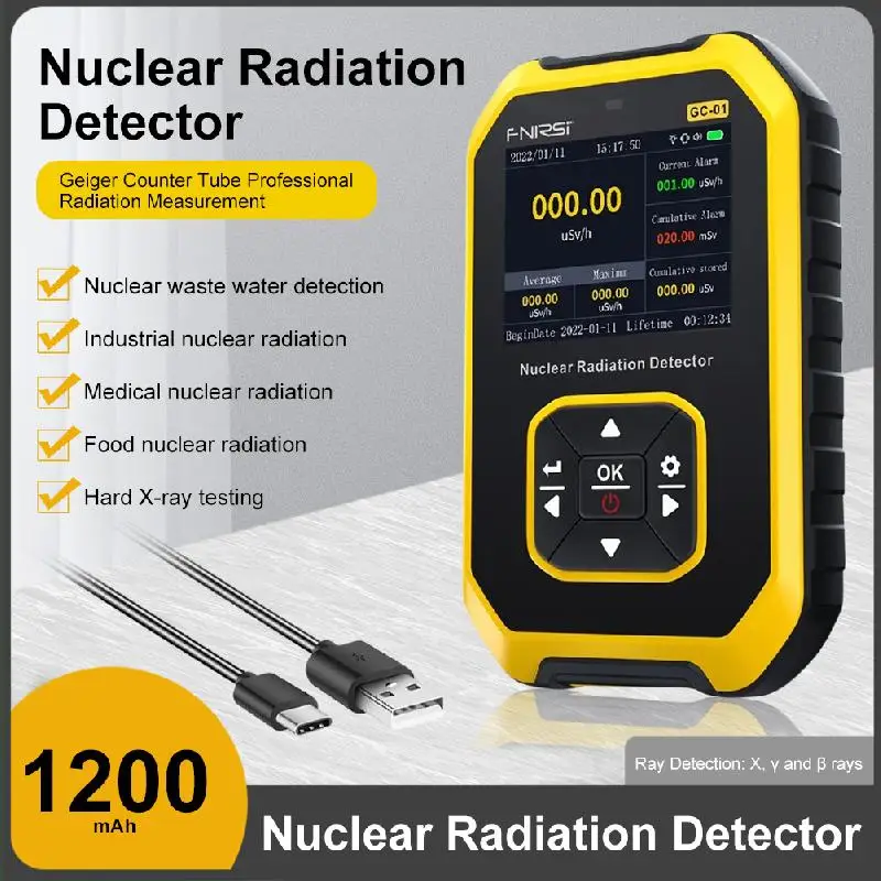 

Electromagnetic Radiation Detectors Geiger Counter Nuclear Radiation Detector Personal Dosimete X-ray Γ-ray Β-ray Radioactivity