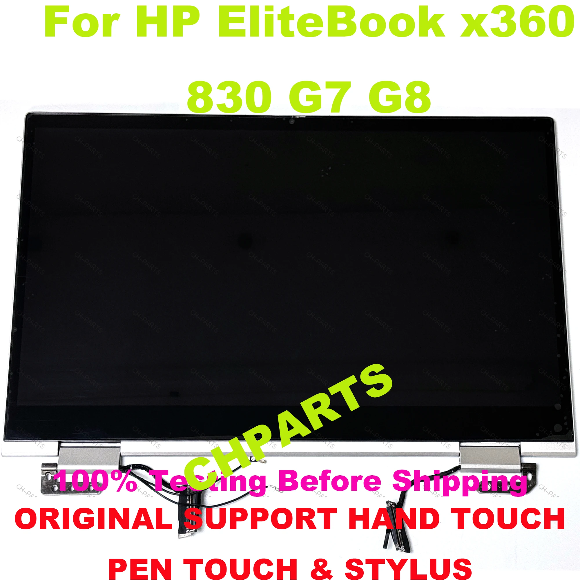 

ЖК-дисплей 13,3 дюйма для HP EliteBook x360 830 G7 G8, сенсорный экран в сборе, дисплей для ноутбука FHD x