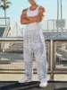 New Retro Thin Pants Men's Summer Breathable Quick Drying Loose Sports Pants Fitness Casual Digital Printed Pants 3