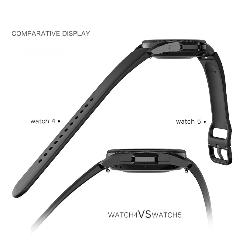 Magnetic Buckle Band for Samsung Galaxy Watch4 5 6 Strap 40mm 44mm Pro 45mm Classic 42mm 46mm 43mm 47mm Silicone 20mm Bracelet