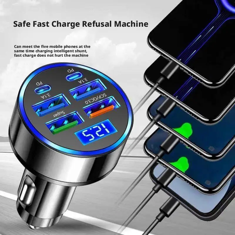High-Power USB Car Charger with Quick Charge Technology