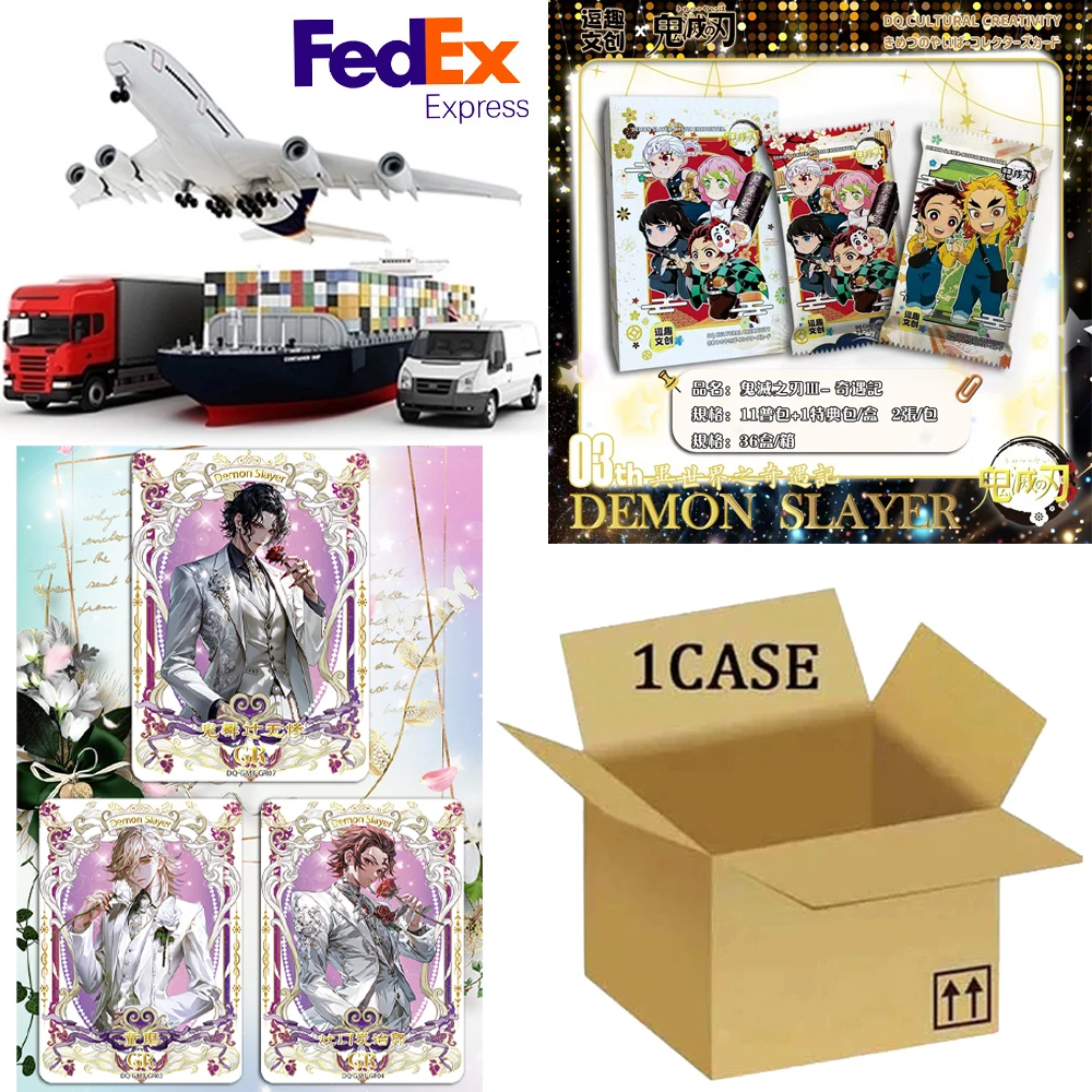 Board Games Game Cards Collectible Cards Anime Cards Anime Trading Cards DOUQU Demon Slayer Wave 3 Collection Card Hobby Game Card ACJ CCG TCG Doujin Booster Box Kids Toy Birthday And Christmas Gifts