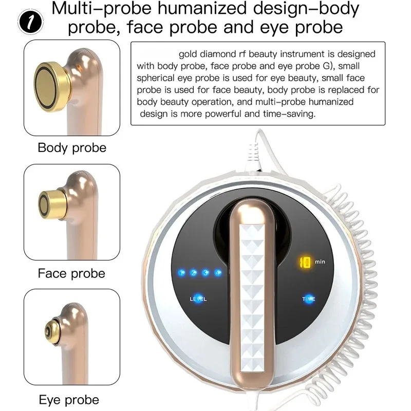 3 in 1 RF Radio Frequency Beauty Machine Facial And Body Radiofrequency Anti Aging Skin Care RF Skin Tightening Lifting machine