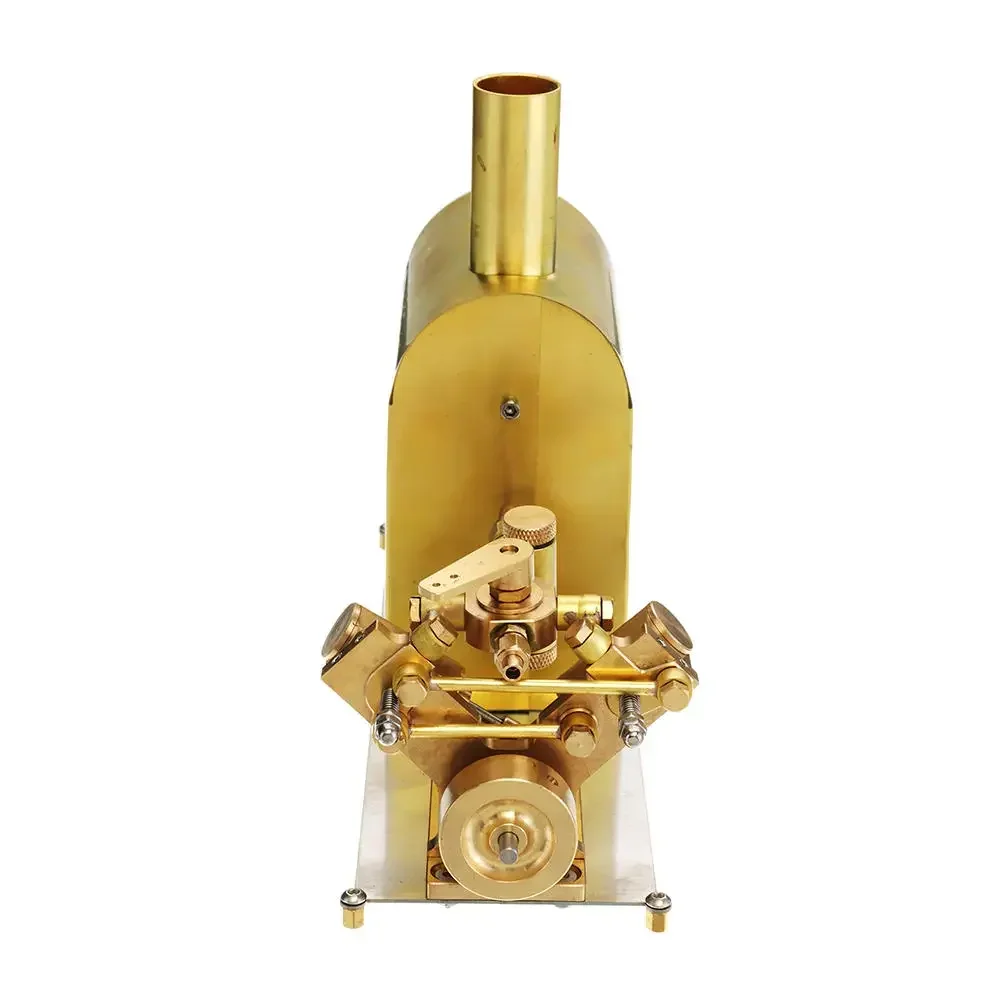 M2C Mini Twin Cylinder Marine Steam Engine with Steam Boiler Model Toy for Adults Gift
