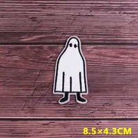 Ghost Skull Punk Embroidery Patches for Jackets - Iron-On Clothing Accessories - Image 3