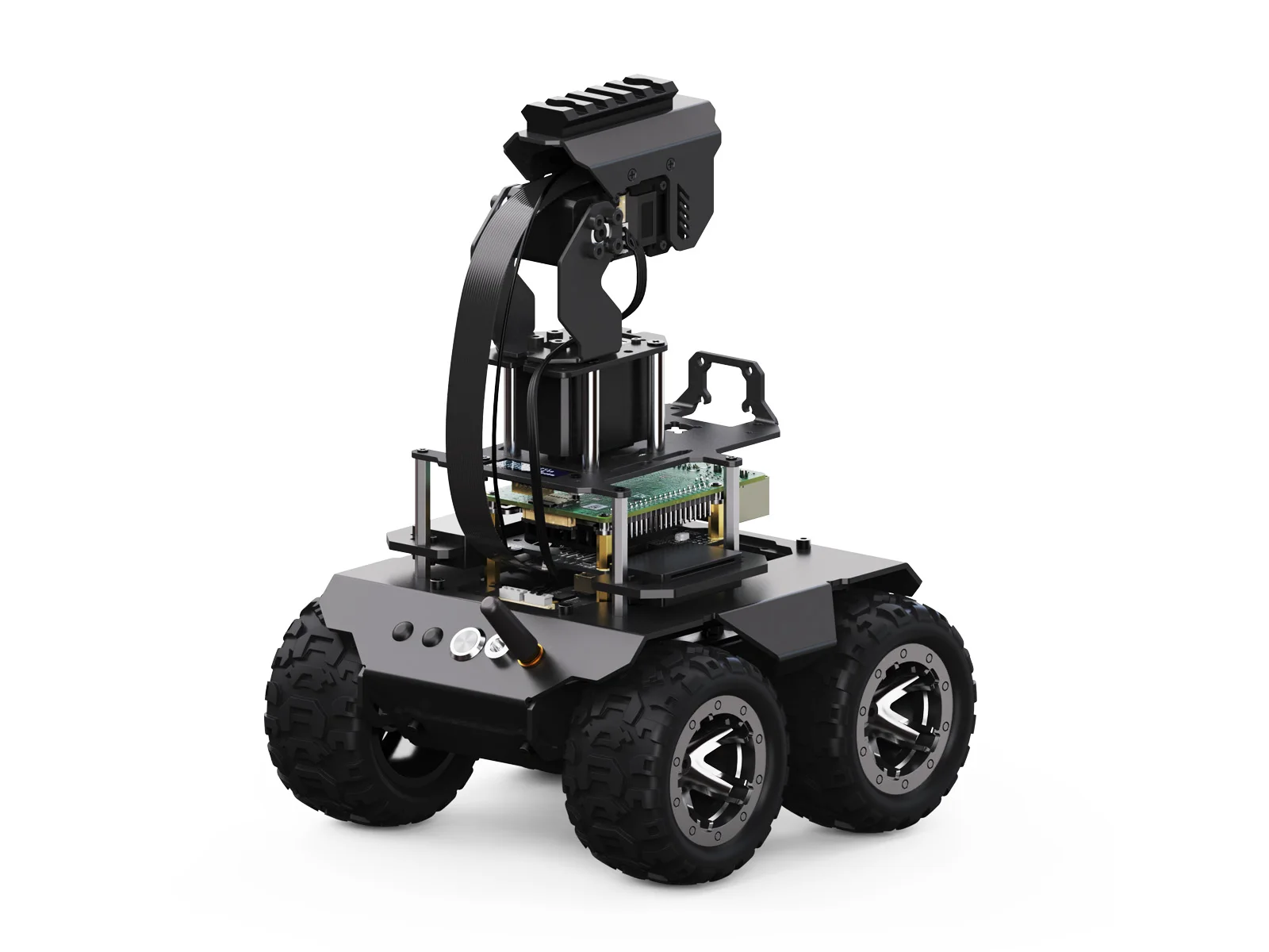 RaspRover  ҽ 4WD AI κ,  ƿƮ ,  Ʈѷ,  Ż ٵ, ǻ , Raspberry RPi 4B 