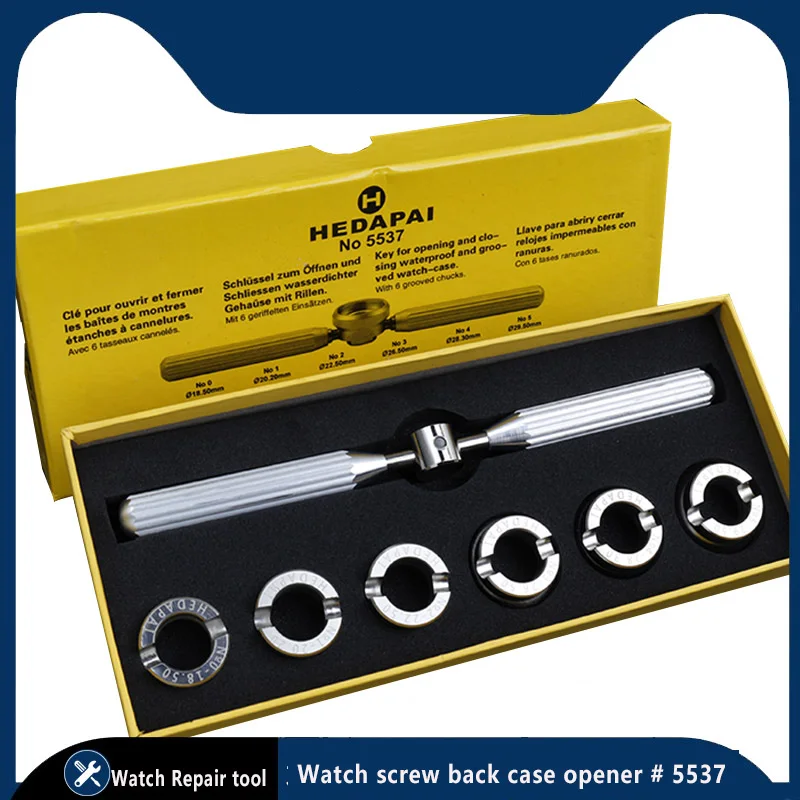 Strumento Di Riparazione Dell'Orologio Per Rolex & Tuder-Apri Della Cassa Posteriore Della Vite Dell'Orologio Impermeabile Stile Oyster #5537