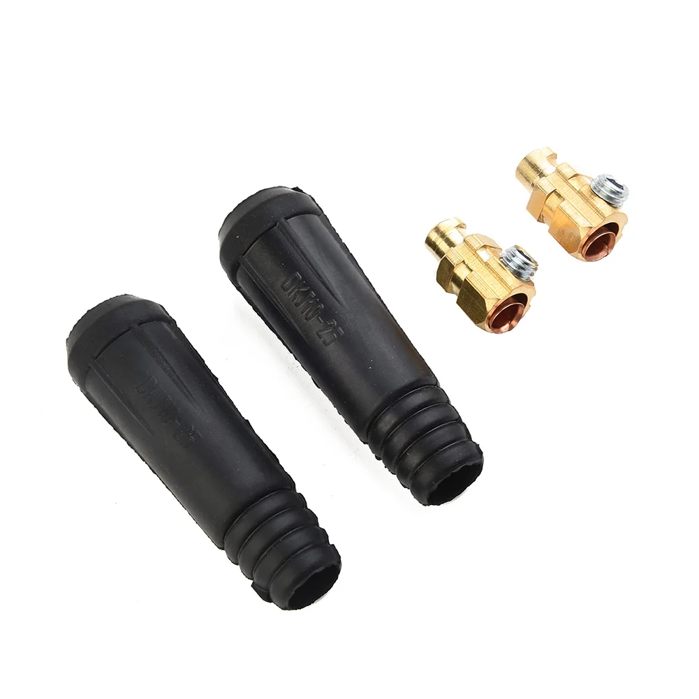 Accessories Durable Hot Parts Useful Welding Cable connector TIG 2pcs Black Cutting DKJ10-25 Joint Pair Plasma accessories durable hot new parts useful welding cable connector tig 2pcs adaptor cutting dkj10 25 pair plasma