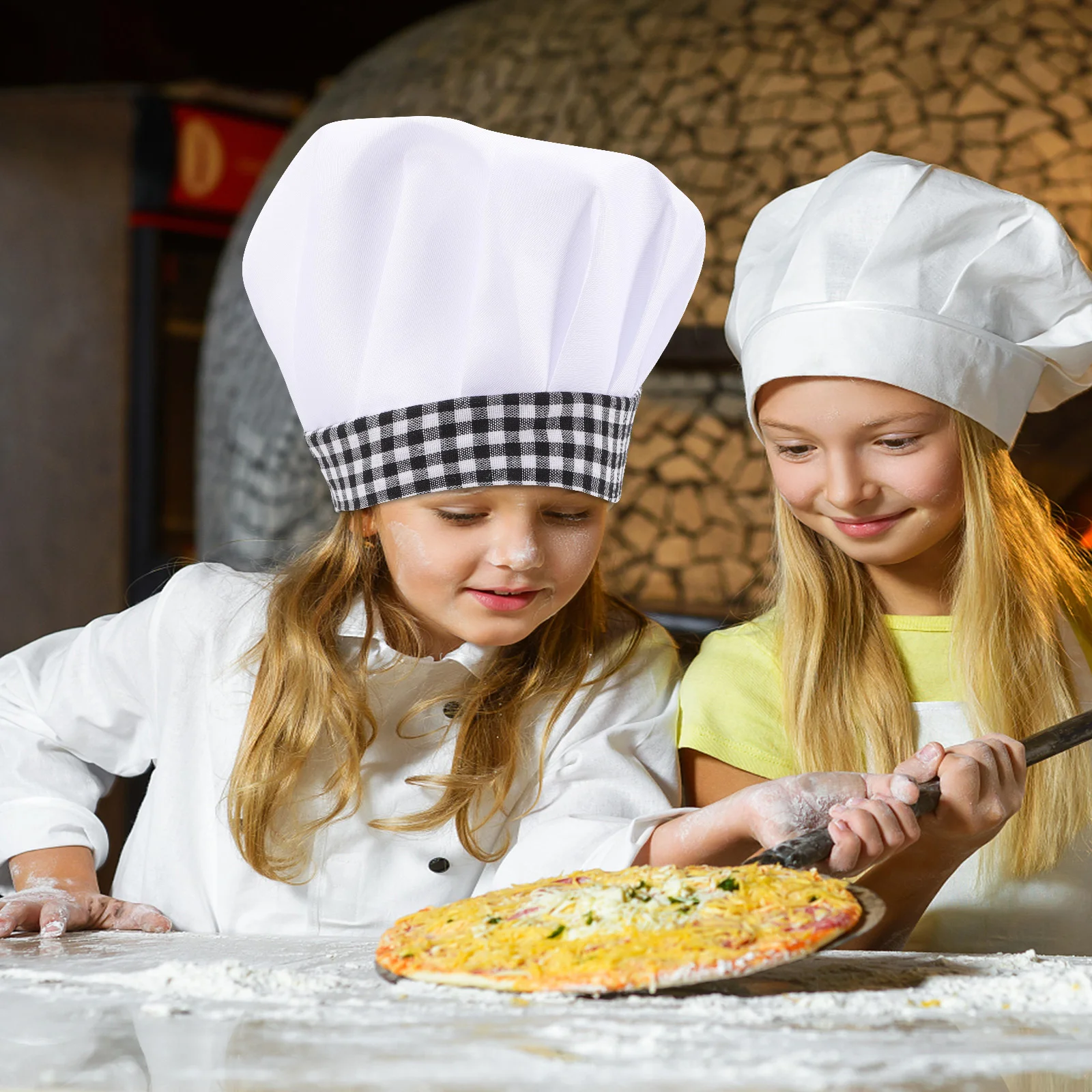 

Little Chef Cosplay Clothes Kids Hat and Apron Costume for Shirt Clothing Set Cotton Hats Outfit