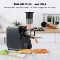LUFVEBUT Slow Juicer Vegetables And Fruits Electric Juice Extractor Squeezer 200W Power Easy Wash Slow Masticating Juicer 2