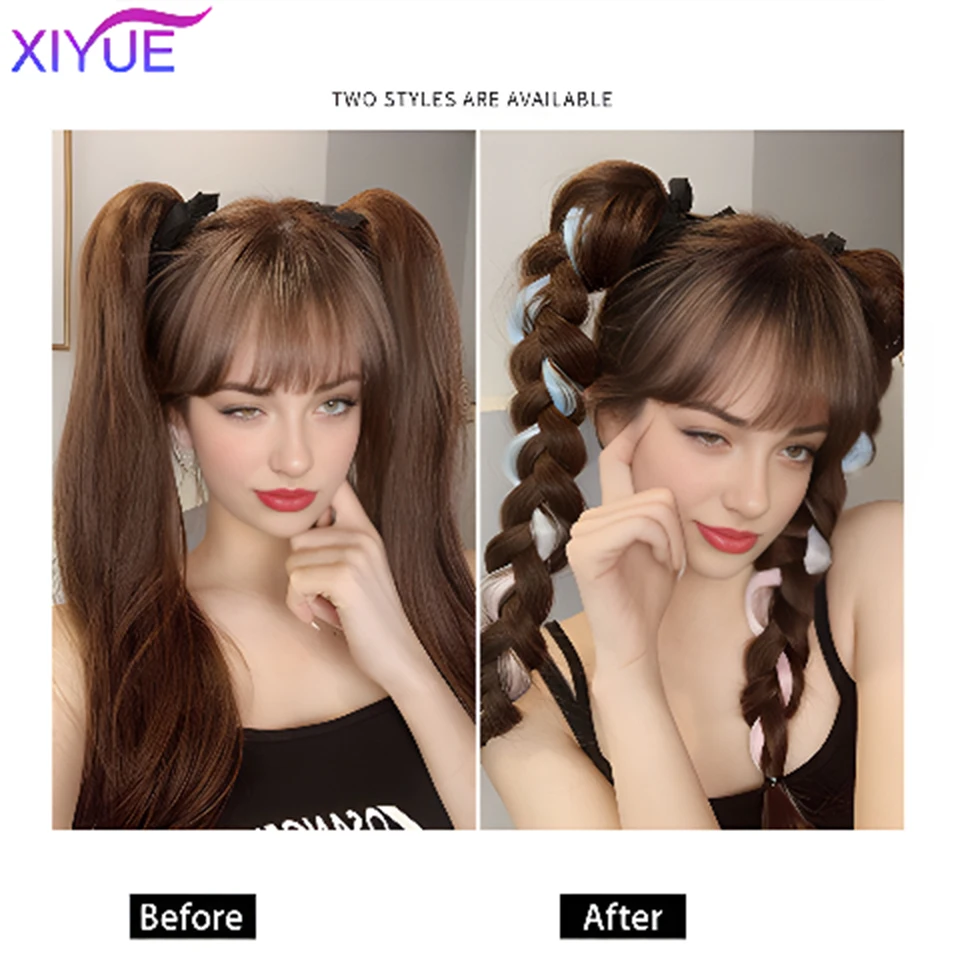 do cabelo sintético de xiyue com microplaqueta