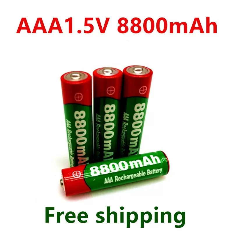 Alkaline 1.5V AAA Rechargeable Batteries, Industrial Grade 1.5V 2-Pack for Remot