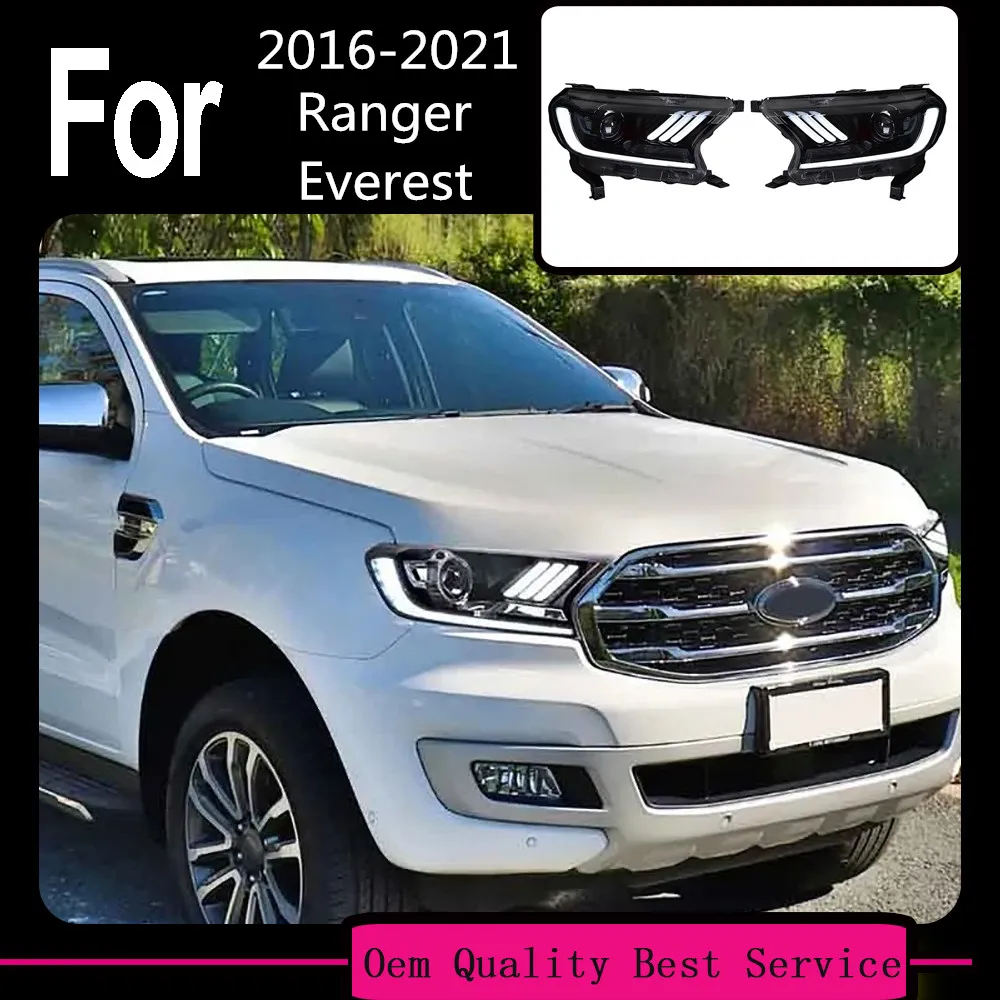 

Автомобильная светодиодная фара в сборе для Ranger T7 T8 DRL, фара для Everest 2016-2021, Модифицированная Передняя головка, аксессуары