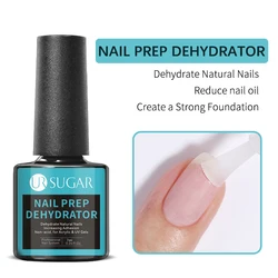 UR SUGAR 15ml Extension Nail Gel in Clear Nude Pink for Camouflage and Hard Gel Acrylic Nail Art (Nail Prep Dehydrator)