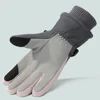 Winter New Women Ski Gloves Full Finger Plus Velvet Warm Windproof Anti-slip Touch Screen Gloves Outdoor Cycling Skiing Mittens 3
