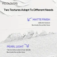 1PC Waterproof Eyeshadow Sticks Long Lasting High Pigmented Shimmer Glitter And Matte Neutral Brown Eyeshadow Pencil Crayon 6