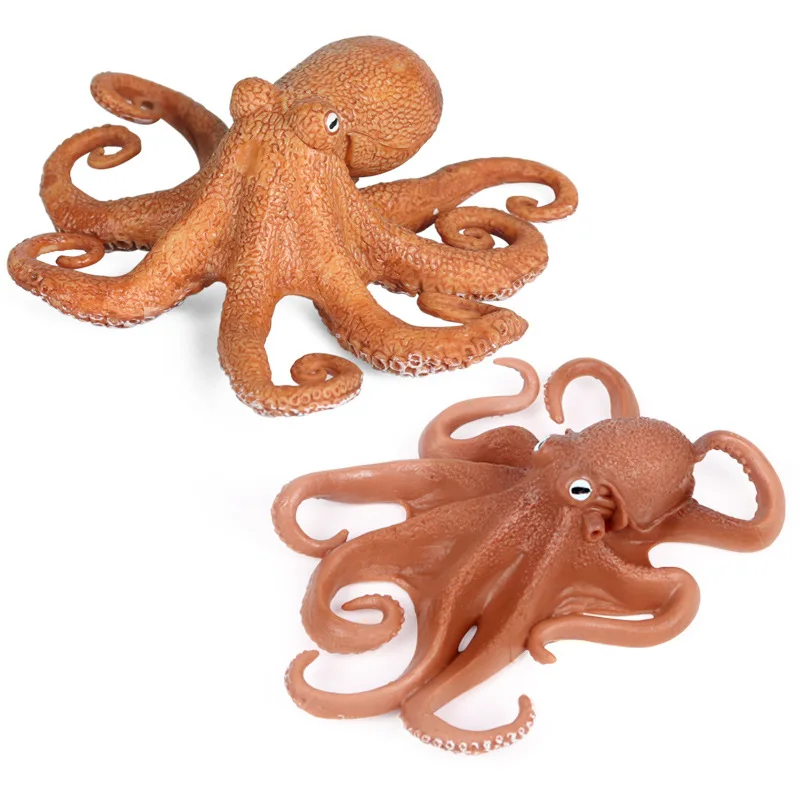 

Children's cognitive simulation marine animal model toy octopus octopus squid solid static plastic ornaments