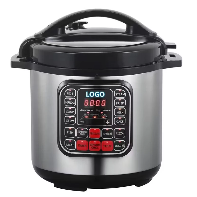 

12L Electric Pressure Cooker Multifunctional Rice Cooker With LED Display For Soup Steam Cake