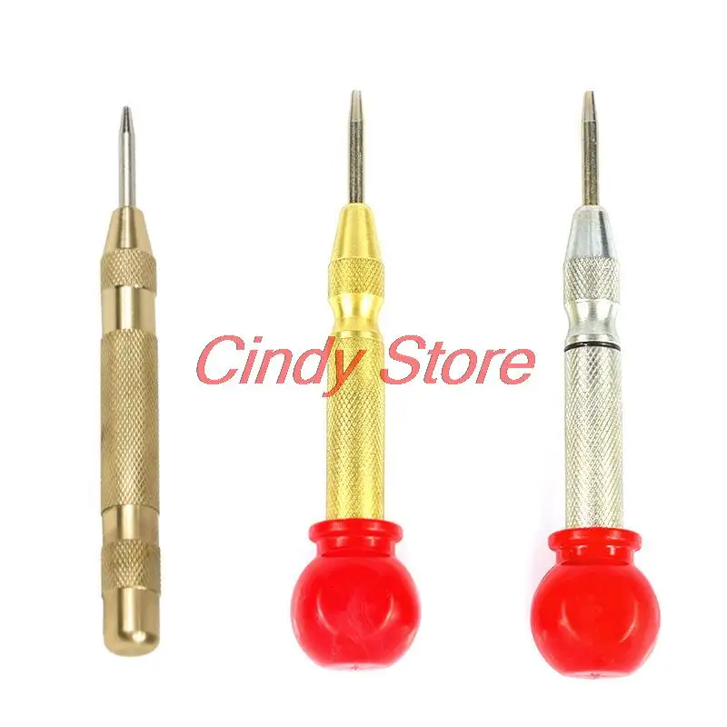 CMCP 130mm Automatic Center Pin Punch Woodworking Tools Drill Bit Metal Drills Center Pin Punch Spring Loaded Dent Marker