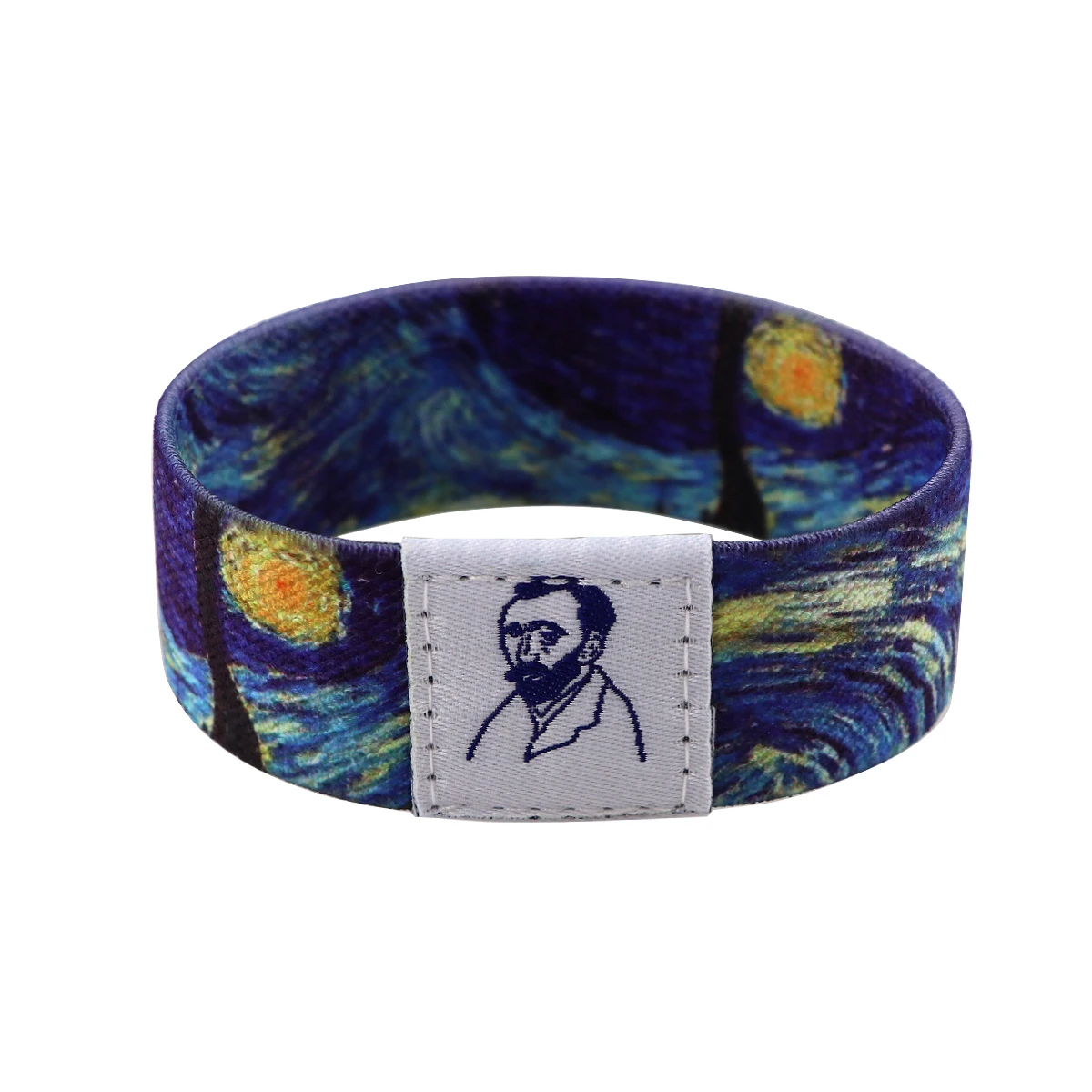 Van Gogh Art Painting Bracelets on Hand Jewelry Stretch Wristband Bracelet for Women Bangles Fashion Accessories Gift for Friend