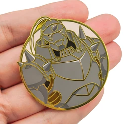 Kawaii Fullmetal Alchemist Enamel Pin - Cute Cartoon Brooch Jewelry Gift (B)